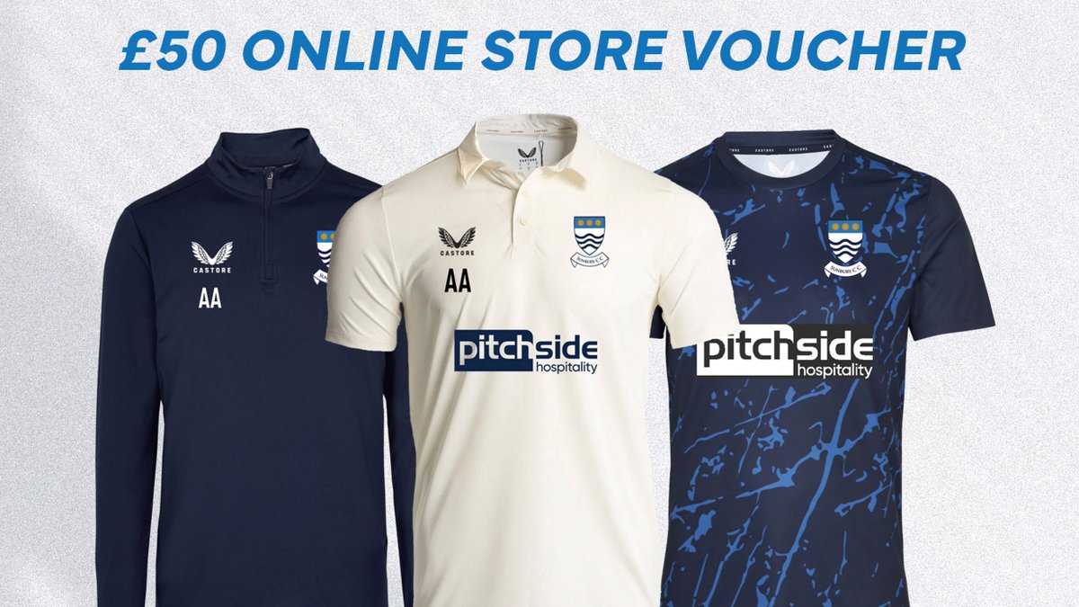 COMPETITION!  The new SCC club shop is coming and you can win £50 to spend on Castore Sunbury kit courtesy of Kitlocker.  Click the link to enter: kitlocker.com/ccshop/club/gi…  Competition closes at midnight on Sunday 11 February 2024.  Good luck!