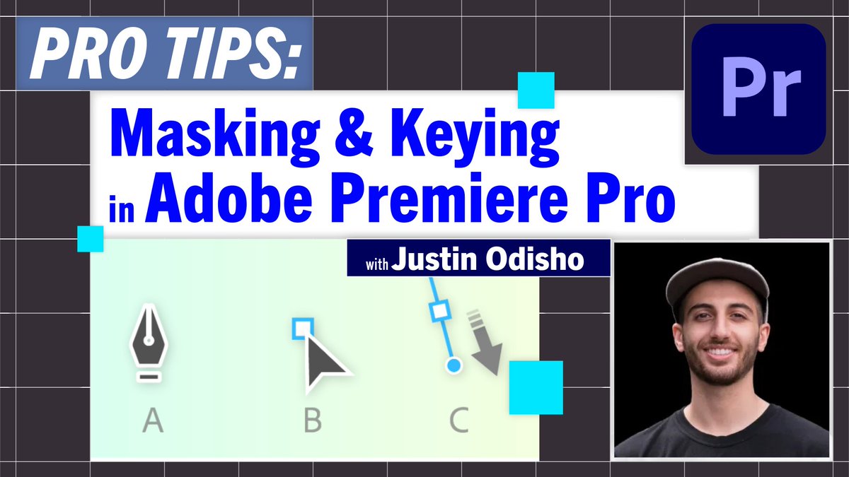 <a href="/Beatlejase/">Jason Levine</a> Pro-Tip: Masking and keying are foundational to any video editor’s tool kit. Watch editor and instructor <a href="/JustinOdisho/">Justin Odisho</a> demo the pen tool, keying effects, effect masks, and more inside #AdobePremierePro. 👀

Tune in at 10 AM PST: adobe.ly/489EuPC