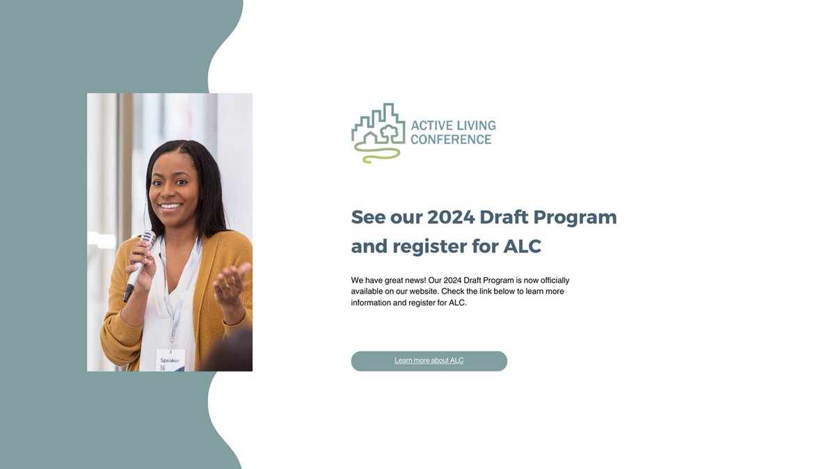 Exciting News! The draft program for #ALC2024 is now live on our website. 📆 Save the date - March 25-28, 2024! Check out the program here: activenviro.org/activelivingco… GP RED is now ActivEnviro