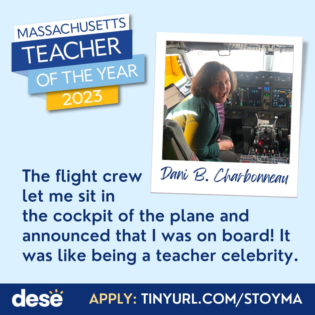 MASchoolsK12's tweet image. Teachers: There&apos;s still time to apply to be the 2025 Mass. Teacher of the Year! Applications are due 2/12. Learn more at tinyurl.com/MASTOY2024  #MaEdu