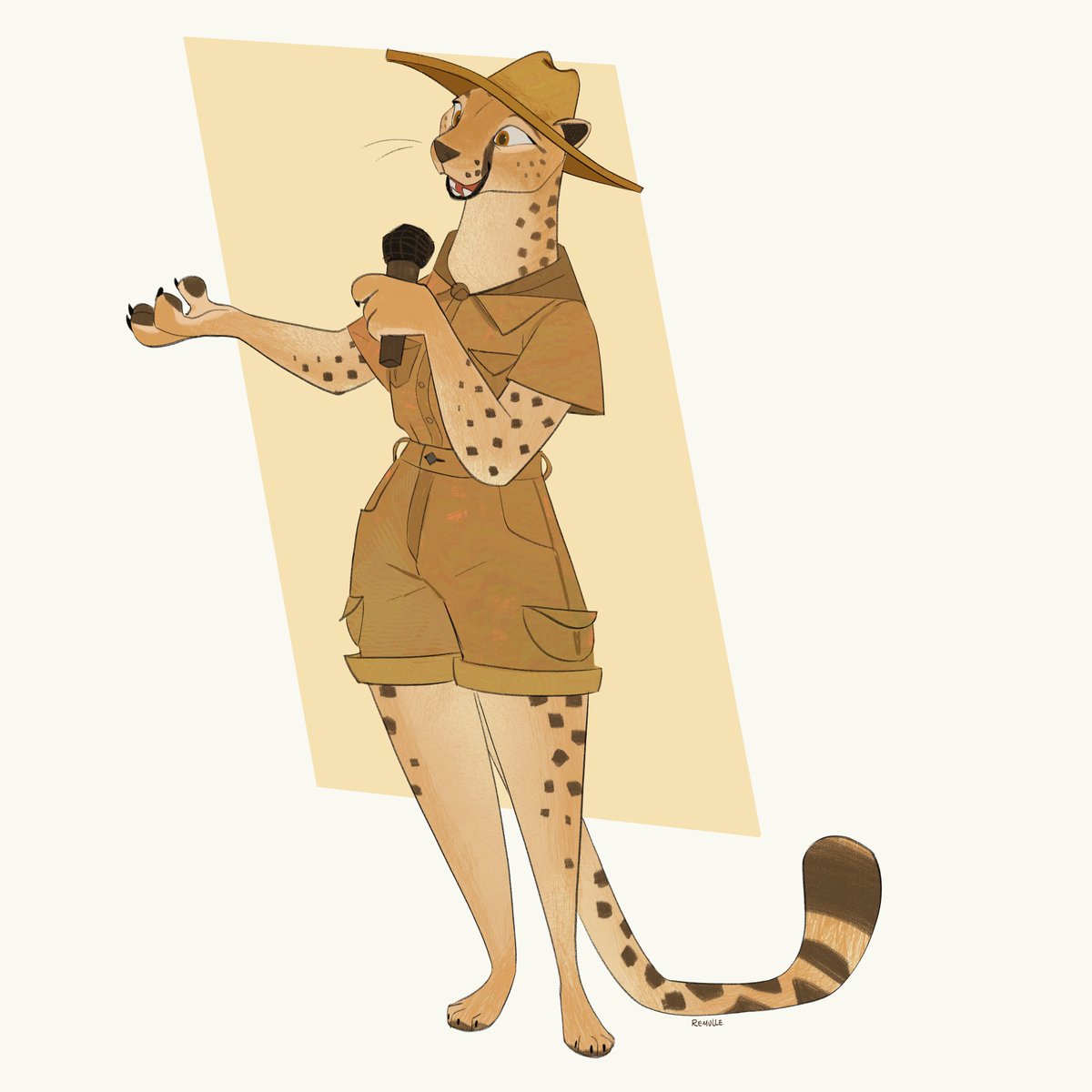 「A doodly @/savannahcheetah! 」|Remulleのイラスト