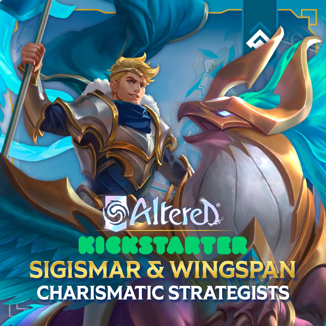 HERO RULES &amp; LORE #5: "SIGISMAR"⚔️

Discover our fifth hero with Sigismar's bio and lore.

Si vous parlez la baguette🥖: altered.gg/fr-fr/our-worl…
If you're an English speaker🇺🇸: altered.gg/en-us/our-worl…

#AlteredTCG #Kickstarter