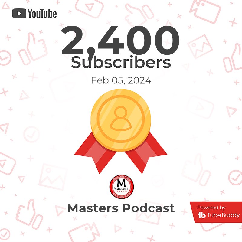 offical_masters's tweet photo. Special delivery from YouTube on our anniversary day 🥳🥳❤️

Happy birthday Masters Pod ❤️🙏🏾 https://t.co/WGHxX0vcwf