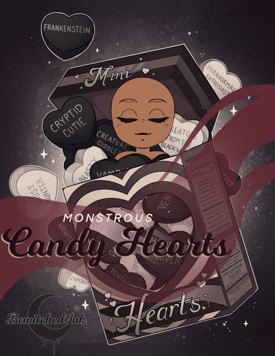 🕸️🤍 VALENTINE RAFFLE 🤍🕸️ Moody - Spooky - Sweet - Monstrous Before they’re available this weekend, I want to host a little freebie raffle to give away 1-2 of these! • Follow • 🔁 This Post (R/T) • Comment: Your Reference, Mood (Mad, Glad, Sad, or Sleepy) & Theme