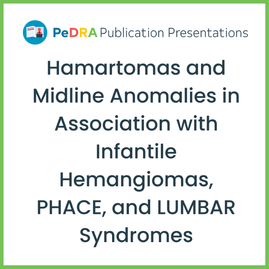 PeDRAResearch's tweet photo. In this week's Podcast Rerelease, @oliviamtdavies of @HarvardDerm discusses findings of a publication on #hamartomas & midline anomalies in association with #infantilehemangiomas, #PHACE & #LUMBAR syndromes.
Listen now ➡️ https://t.co/DhLMOrX9pM
#PeDRA #pedraresearch #pedsderm https://t.co/1pxi3JS2vO