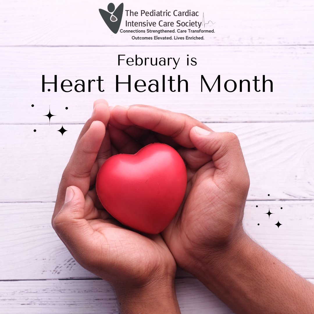 PCICS2's tweet photo. ❤️ February is Heart Health Month! Join PCICS in raising awareness about pediatric cardiac care. Together, let's make a difference! #HeartHealthMonth #PCICS https://t.co/r7bq4UG1oo https://t.co/WeV37EovbT