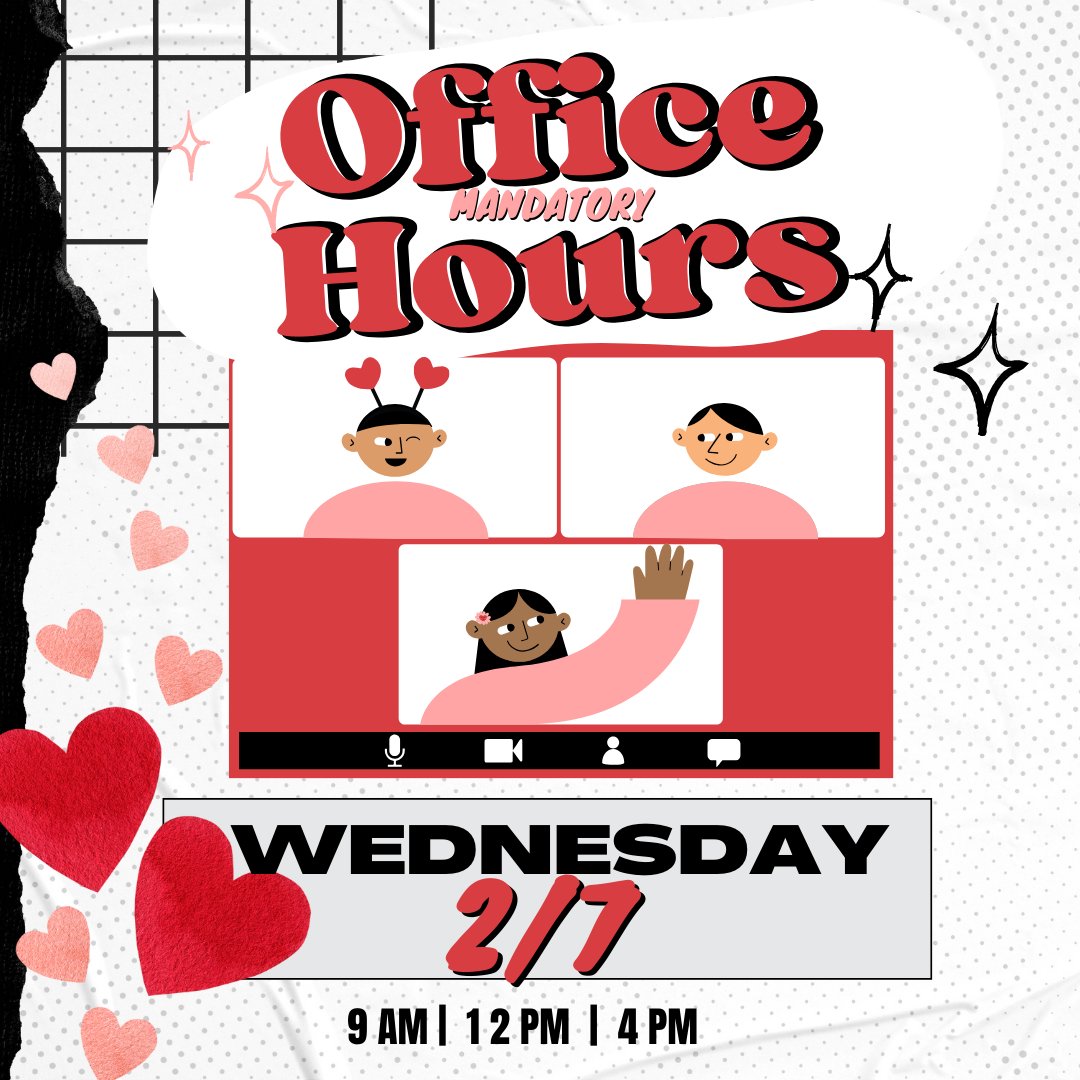 Hey College Corps Fellows, just a heads up! There's a virtual meeting coming up on Wednesday, February 7, and attendance is mandatory for all fellows. Make sure to join in during your selected time slot. See you there! Zoom link is located in Canvas.