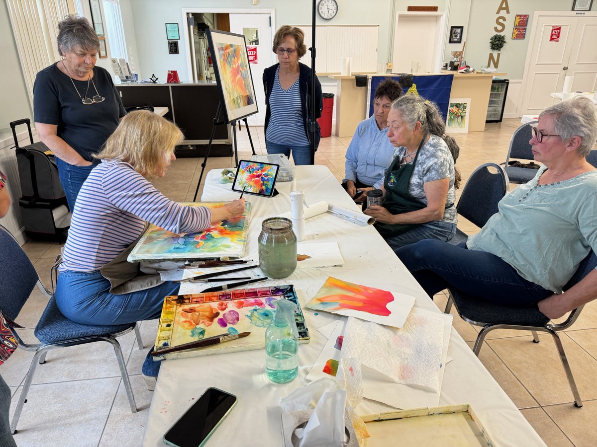 VeroArtClub's tweet image. Linda Wokoun's Watercolor Workshop.
Visit VeroBeachArtClub.org to sign up for future classes and workshops.

#VeroBeachArtClub #VeroBeach #IndianRiverCounty #Artists
