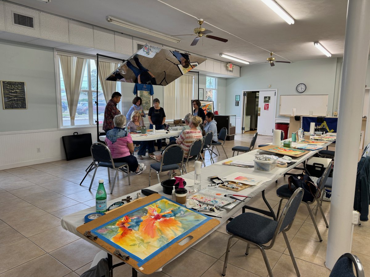 VeroArtClub's tweet image. Linda Wokoun's Watercolor Workshop.
Visit VeroBeachArtClub.org to sign up for future classes and workshops.

#VeroBeachArtClub #VeroBeach #IndianRiverCounty #Artists