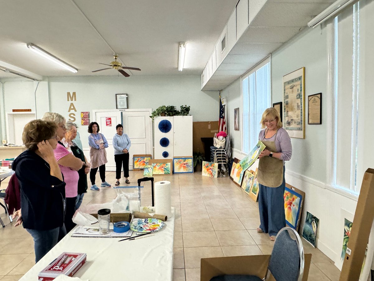 VeroArtClub's tweet image. Linda Wokoun's Watercolor Workshop.
Visit VeroBeachArtClub.org to sign up for future classes and workshops.

#VeroBeachArtClub #VeroBeach #IndianRiverCounty #Artists