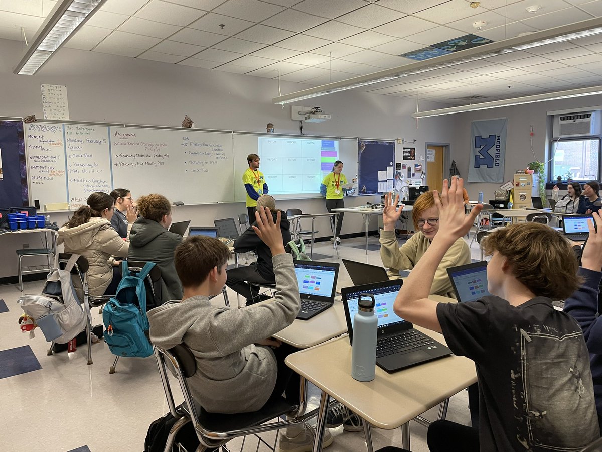 Project Teamwork (@medteamwork) on Twitter photo More important conversations with #bmsed 8th graders today about snitching vs. reporting 🗣️🙋🏽 #medfieldps #medfieldprojectteamwork <a href="/nat_vaughn/">Nat Vaughn</a> <a href="/kmcsoup/">Kelly Campbell</a> <a href="/MedfieldHS/">Robert Parga</a> More important conversations with #bmsed 8th graders today about snitching vs. reporting 🗣️🙋🏽 #medfieldps #medfieldprojectteamwork <a href="/nat_vaughn/">Nat Vaughn</a> <a href="/kmcsoup/">Kelly Campbell</a> <a href="/MedfieldHS/">Robert Parga</a>