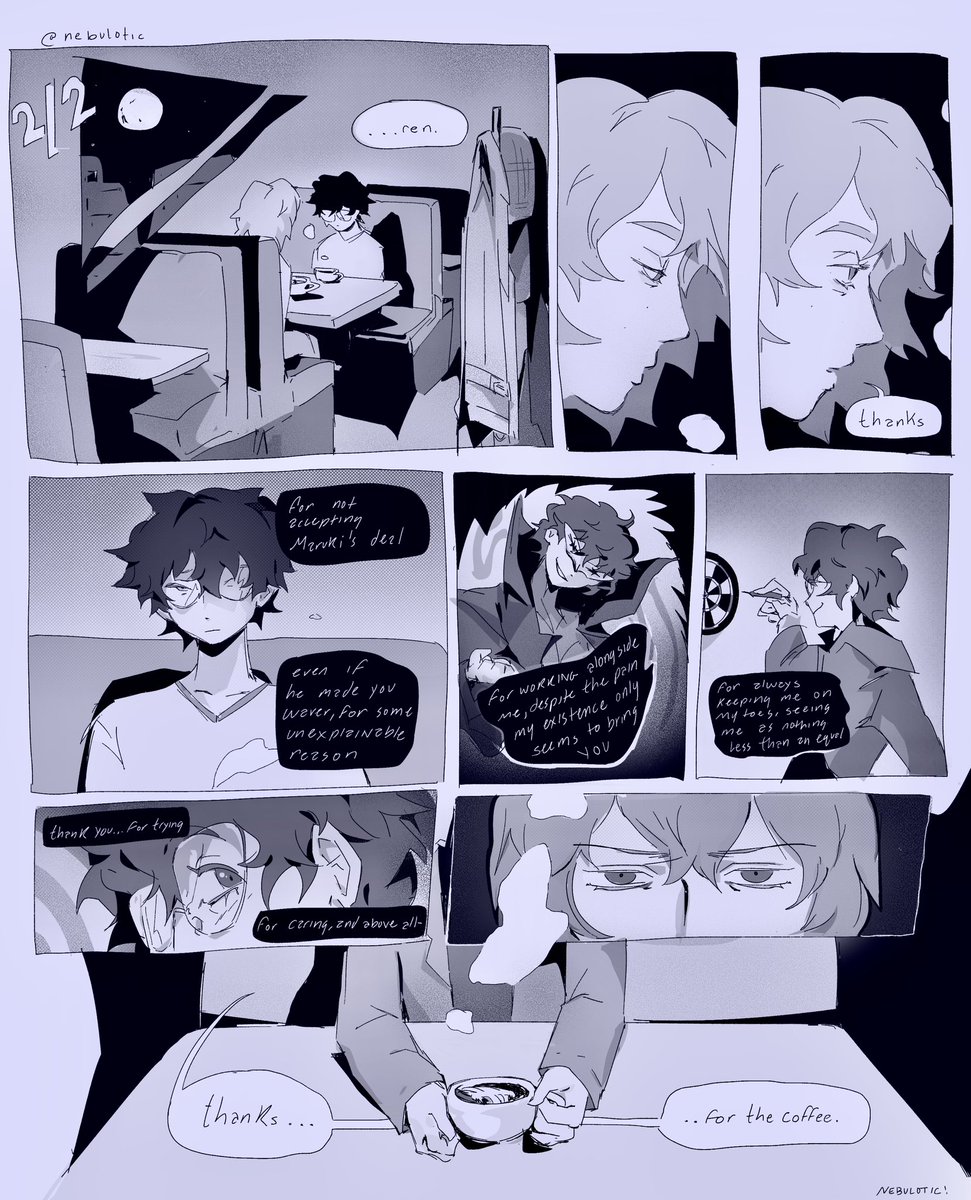 #persona5 what is left unsaid. Happy belated 2/2