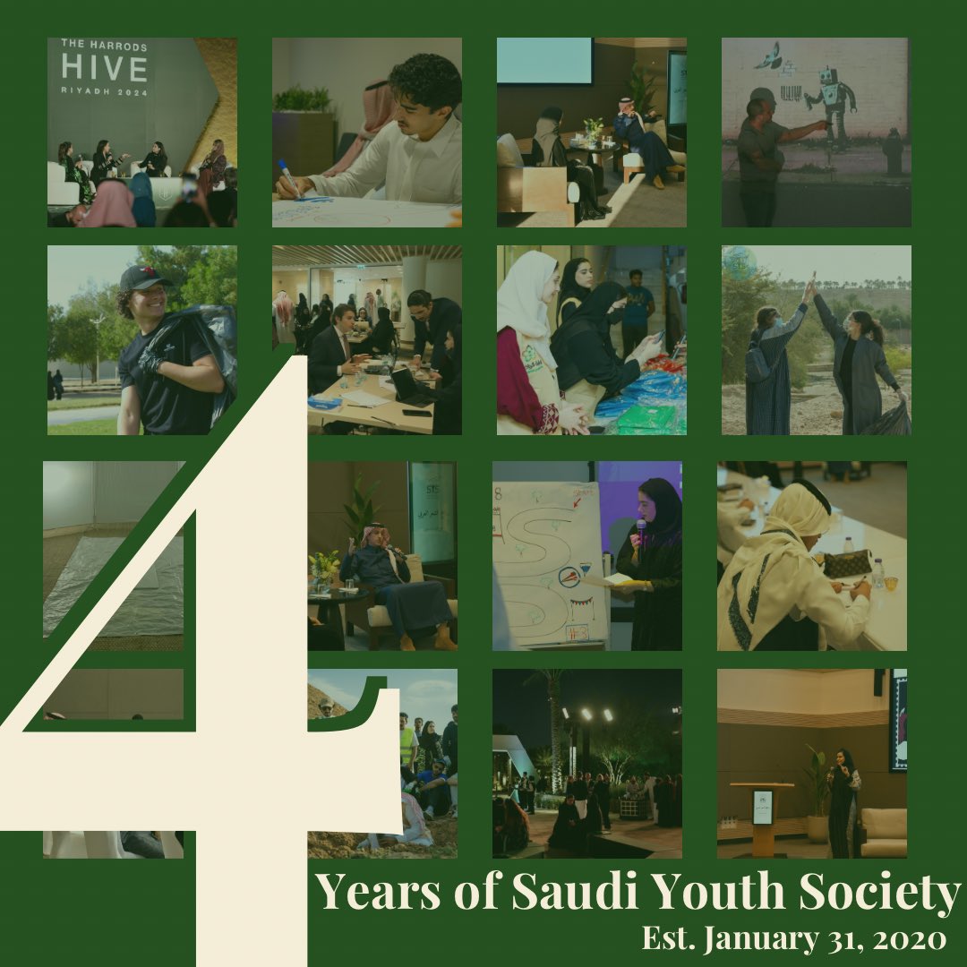 thesaudiyouth's tweet photo. Join us in celebrating an incredible milestone!

As we reflect on our journey, we are filled with gratitude for all of you that have joined us on this journey.

Here's to four years of empowering youth and continuing to make a difference in the lives of tomorrow's leaders. https://t.co/QlLWfBkxiI