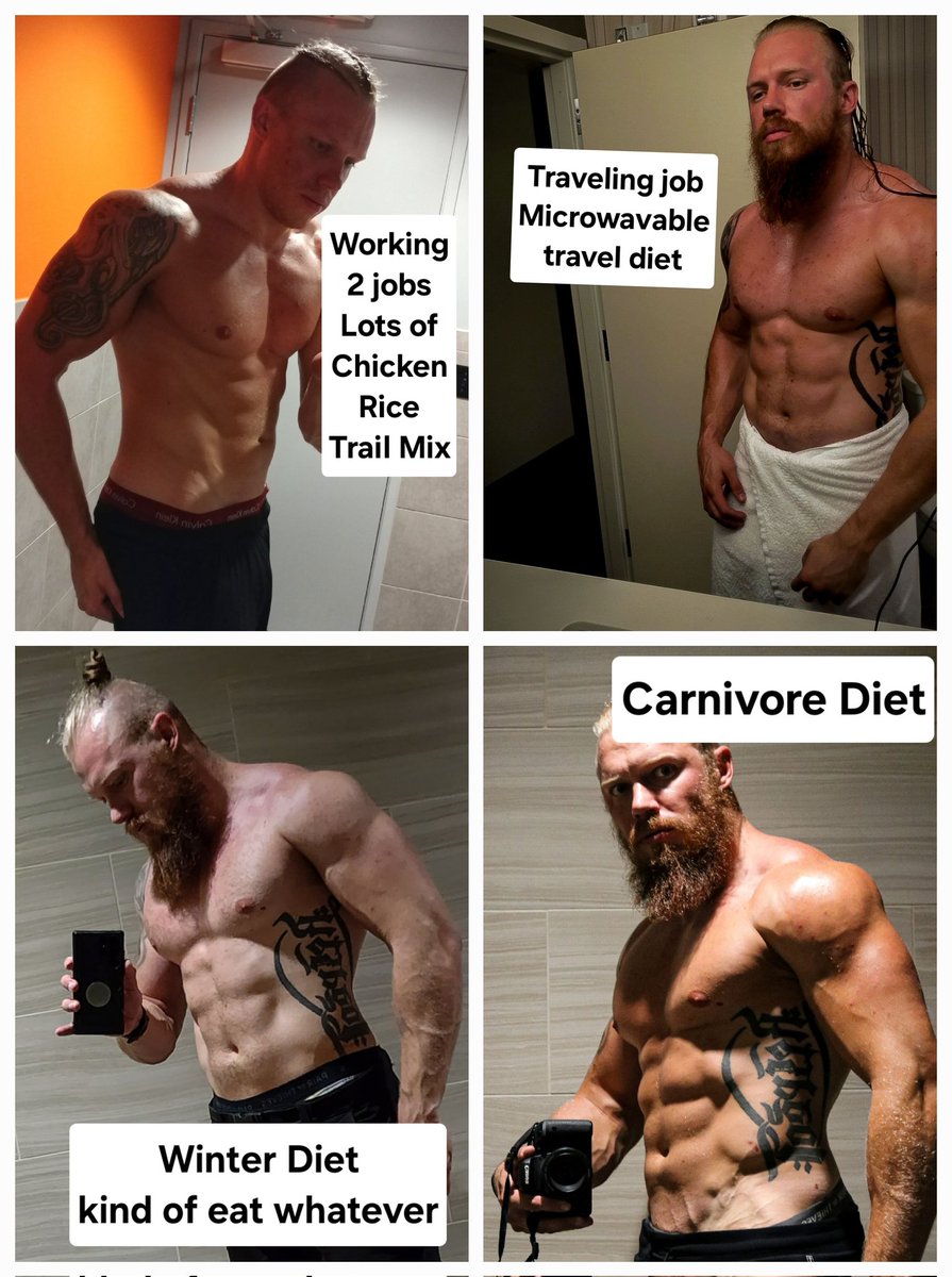 scottydoesit's tweet photo. Like I always say. It's a lifestyle change. Not temporary.

There's a way to do it. Regardless of "how busy you are", or your limited resources. 

All with very similar outcomes. 

I would have never been able to do this, with this many different life situations without the education and experience gathered over the years. 

But there has to come a time when you actually want to make the change.
Want to learn the way.
And want to apply it to your life.

EDUCATION IS NOTHING WITHOUT APPLICATION.

Dm me when you're ready.

Which is your favorite diet?