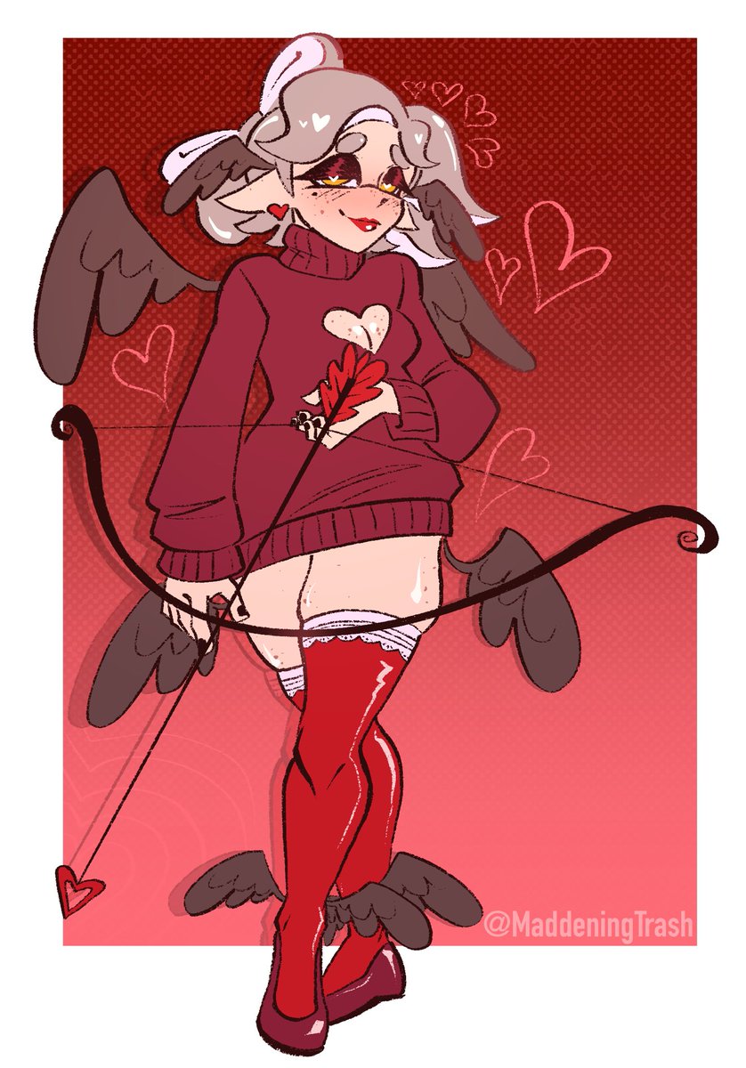 MaddeningTrash's tweet image. First Marie Monday of February! Have a Cupid Marie and prepare for sosososo many ship drawings.