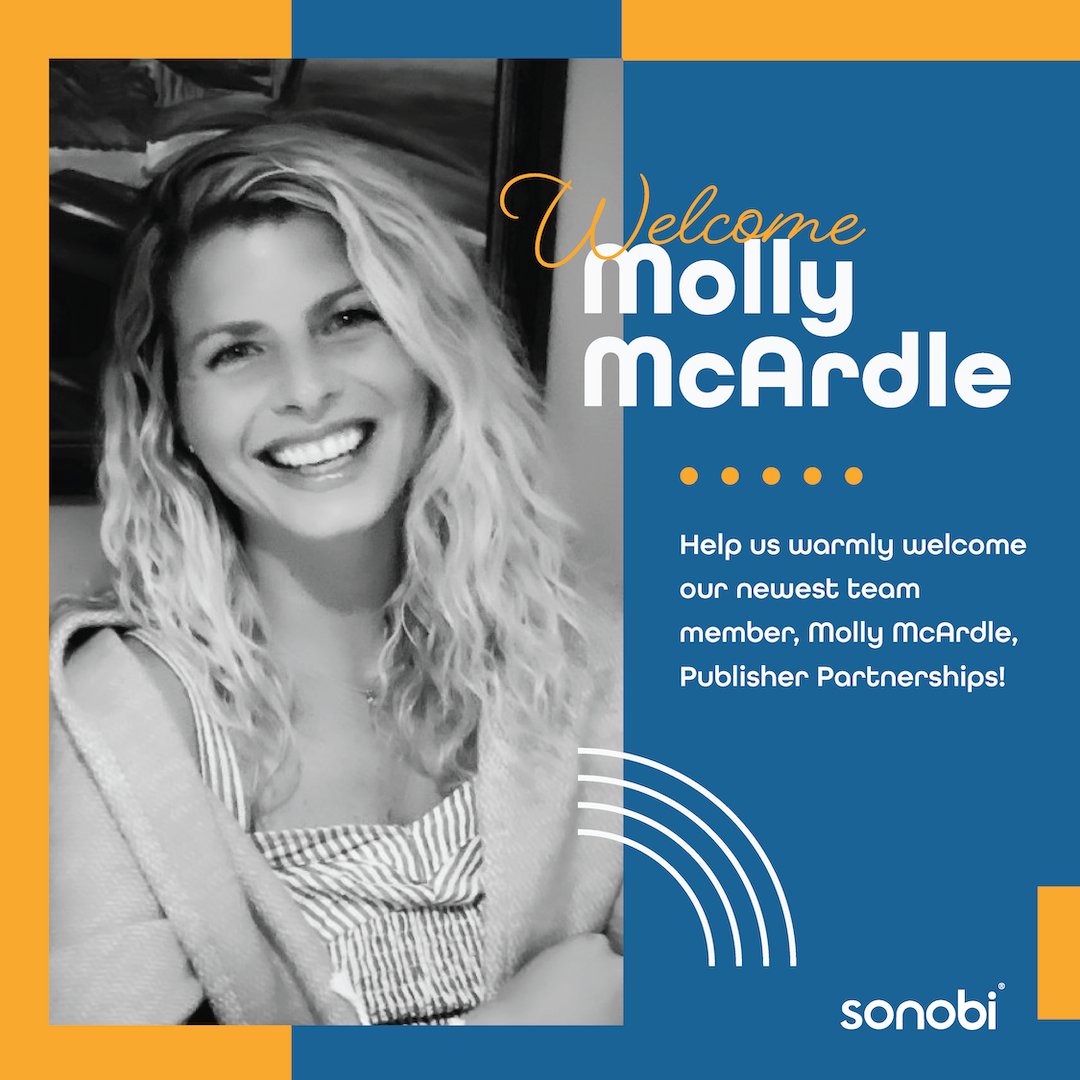 sonobi's tweet image. Excited to welcome Molly McArdle to our sales force, now leading the way in Publisher Partnerships! 🚀 Exciting times ahead as we pave the way for collaboration and growth! 🌐 #Sonobi #AdTech #TechPartnerships