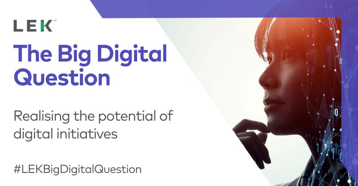 LEK_Consulting's tweet photo. What is disruptive innovation? And how do you use it to plan for the long-term and maintain a competitive edge? Ask L.E.K. the big digital question. https://t.co/VbGTiNIT1F #strategyconsulting #digital #digitaltransformation #LEKConsumer #LEKDigital #AskLEK #LEKBigDigitalQuestion https://t.co/J5VYL37D8I