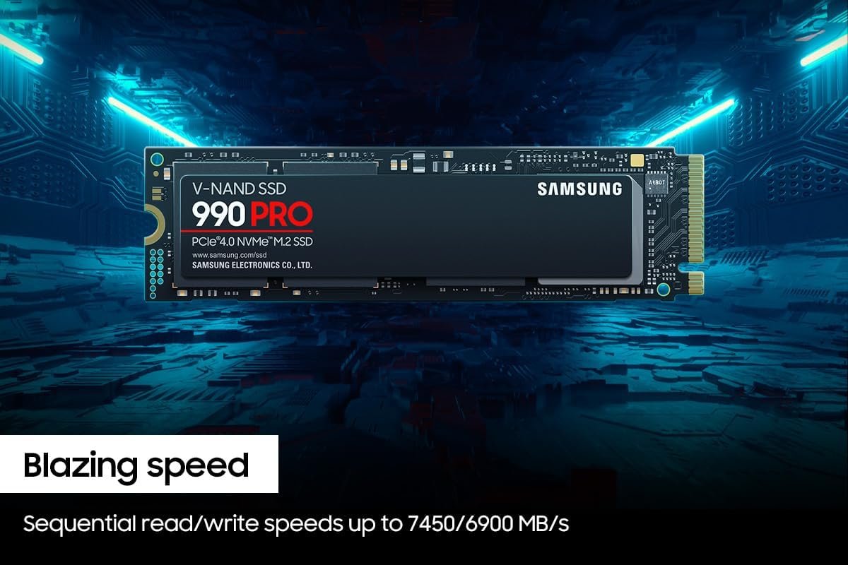 AnasMalik_777's tweet photo. SAMSUNG 990 PRO SSD 2TB PCIe 4.0 M.2 2280 Internal Solid State Hard Drive.

Upgrade now with my Amazon link: https://t.co/uOllVzXgCy

#Samsung990PRO #SSD #2TB #PCIe4 #M2 #SolidStateDrive #HighEndComputing #GamingSSD #WorkstationStorage #FastData #NVMe #SequentialRead #Technology https://t.co/ArTnaYV4kz