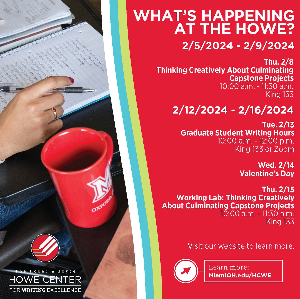 Howe Center for Writing Excellence at Miami U tweet media