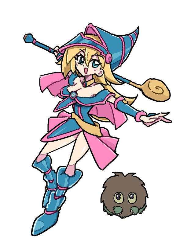 ブラックマジシャンガール 「」|ぼつおのイラスト