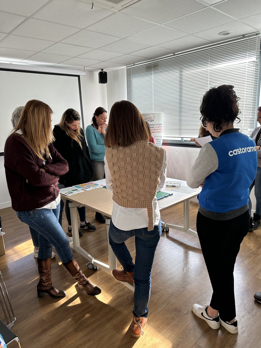 Aujourd'hui : Présentation du #RecrutementImmersif
Les entreprises présentes ont découvert cette méthode de recrutement #innovante permettant d'élargir sa recherche de #candidats, de repérer des savoir-être et de vérifier l'adéquation du profil à l'#entreprise.
#OnEstLàPourVous