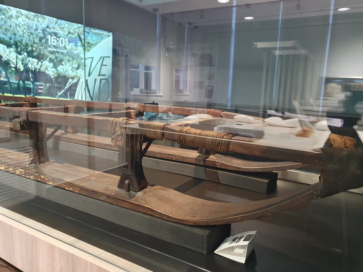 NThorpeBS's tweet image. Preparing for year 3 @BromsPrep students visit to the #HeritageCentre to see our #Antarctic #sledge Beautifulconservation by @PietaGreaves of @drakonheritage means we don't need to heed the threat in the letter to The Bromsgrovian, 1945 from 'Death Watch Beetle'! #SchoolArchives