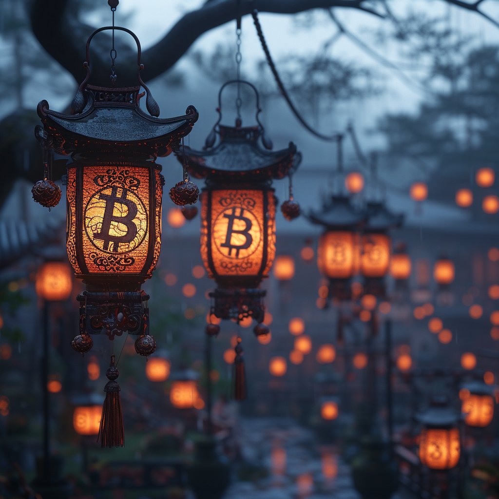 bitcoin_visuals's tweet photo. As the Chinese Lantern Festival lit up the skies this weekend, it served as a beacon to reflect on China's remarkable economic journey in the early 21st century. This period has not only reshaped the landscape of the Chinese economy but has also had profound implications for global finance, echoing through the corridors of power from Asia to the Americas and beyond.

The Dragon's Rise: China's Economic Boom

China's economic growth since the turn of the century has been nothing short of spectacular. With annual GDP growth rates consistently hitting figures once deemed unimaginable, China has transformed from a sleeping giant into a global economic powerhouse. This rapid ascent was fueled by wide-ranging reforms, massive industrialization, and an aggressive stance on trade and investment, propelling China to become the world's second-largest economy.

The Renminbi's Journey: From Local Currency to Global Contender

Central to China's economic strategy has been the internationalization of its currency, the Renminbi (RMB), or Chinese Yuan. Once tightly controlled and primarily used within its borders, the RMB has begun to emerge as a significant player on the global stage. Efforts to liberalize its use have seen the RMB included in the IMF's Special Drawing Rights basket, marking its acceptance as a reserve currency and enhancing China's influence in global financial markets.

Global Finance in the Wake of China's Rise

China's economic policies and the RMB's internationalization have significant implications for global finance. As China integrates further into global markets, its influence on global economic policies, trade flows, and financial markets intensifies. This shift challenges existing financial paradigms and prompts a reevaluation of global economic governance.

Bitcoin's Emergence as a Financial Counter-Narrative

Within this context of economic expansion and RMB internationalization, Bitcoin emerges as a potent symbol of financial liberty and autonomy. Unlike the RMB, which is subject to government control and regulation, Bitcoin operates on a decentralized network, offering a level of privacy and freedom from state oversight that is otherwise unattainable in a communist system. For many in China, Bitcoin represents not just an investment or financial tool but a gateway to a world of financial self-sovereignty.

The Dual Edge of Bitcoin in a Controlled Economy

Bitcoin's rise in China is a study in contrasts. On one hand, it offers an unprecedented opportunity for Chinese citizens to diversify their assets, protect their wealth from inflation, and engage in global transactions without the constraints of traditional banking systems. On the other, it challenges the Chinese government's tight grip on the economy, presenting both a technological conundrum and a political quandary.

Navigating the Path to Financial Liberty

The growing adoption of Bitcoin in China signals a shift towards greater financial liberty and innovation, challenging the traditional financial narrative under communist rule. It underscores a growing appetite among the Chinese populace for financial practices that offer autonomy and a hedge against economic policies that may restrict personal freedom and wealth preservation.

Illuminating the Future with #Bitcoin  and the RMB

As the lanterns rise into the February sky, they not only symbolize hope and renewal but also reflect the complex interplay between Bitcoin and the RMB in China's economic landscape. In this new era, Bitcoin stands as a testament to the quest for financial liberty, offering a complimentary or even alternative path to the state-controlled RMB. The ongoing
 evolution of Bitcoin's role in China illuminates the possibilities for a future where financial autonomy can coexist with economic growth under communist governance.