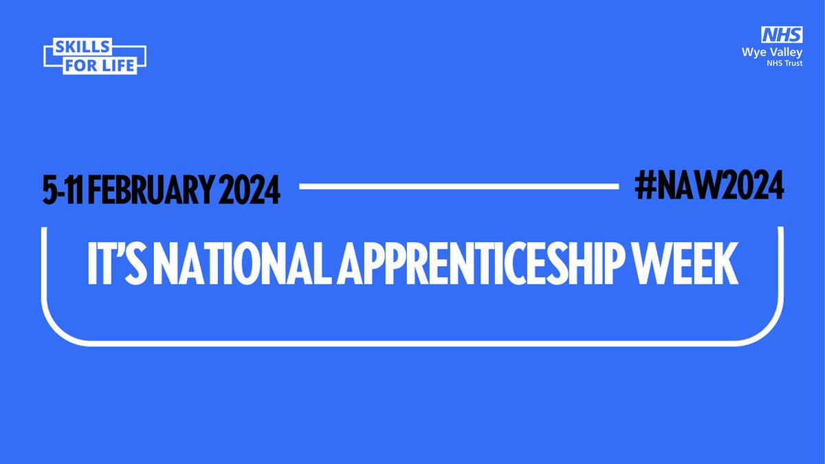 #NAW2024 Today in main reception of Hereford County Hospital (9-12) is Herefordshire, Ludlow and North Shropshire college <a href="/WVTeducation/">WVTeducation</a>