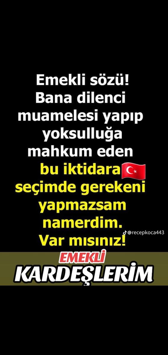 KalmaUmutsuz's tweet photo. #16MilyonEmekliSesleniyor https://t.co/LlB0kB7gfF
