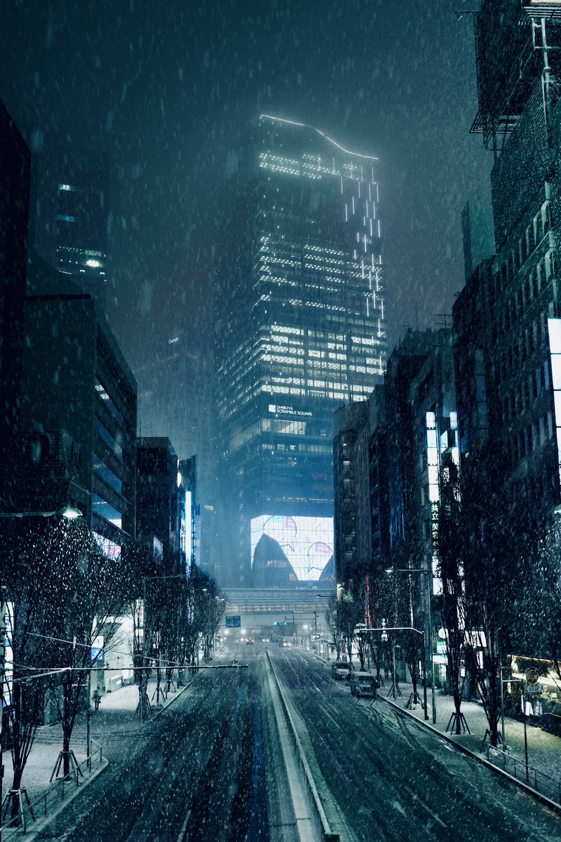 Dino_Tsiopanos's tweet photo. ❄️ Tokyo Snowstorm 2024 ❄️ #shibuya #yokocho #tokyo #japan #snowkyo #snow #thundersnow https://t.co/GGbhXCGpLN
