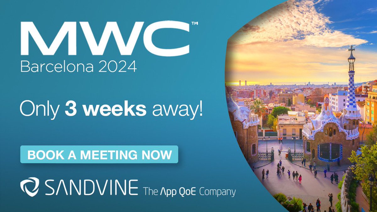 MWC24 is only 3 weeks away! Join us in Barcelona for an exclusive briefing on our #AI-driven network optimization tools. Book your meeting here: web.cvent.com/event/698ed1ce…