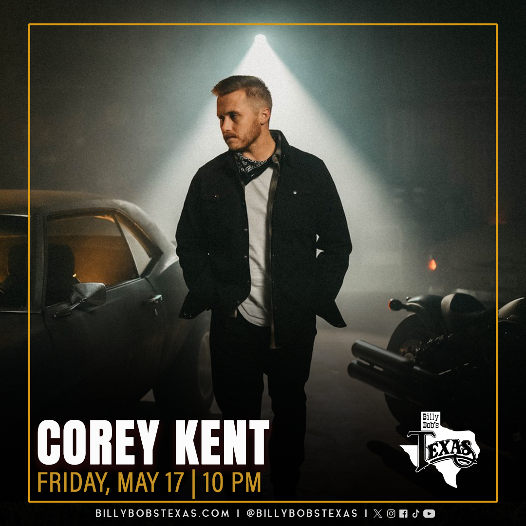 Texas Independence Jam artist, Corey Kent is heading to Billy Bob’s Texas on Friday, May 17! Rachel Ryan has your chance at winning a pair of tickets to see him live weekday mornings at 10:30! Go to BillyBobsTexas.com to buy your tickets now!