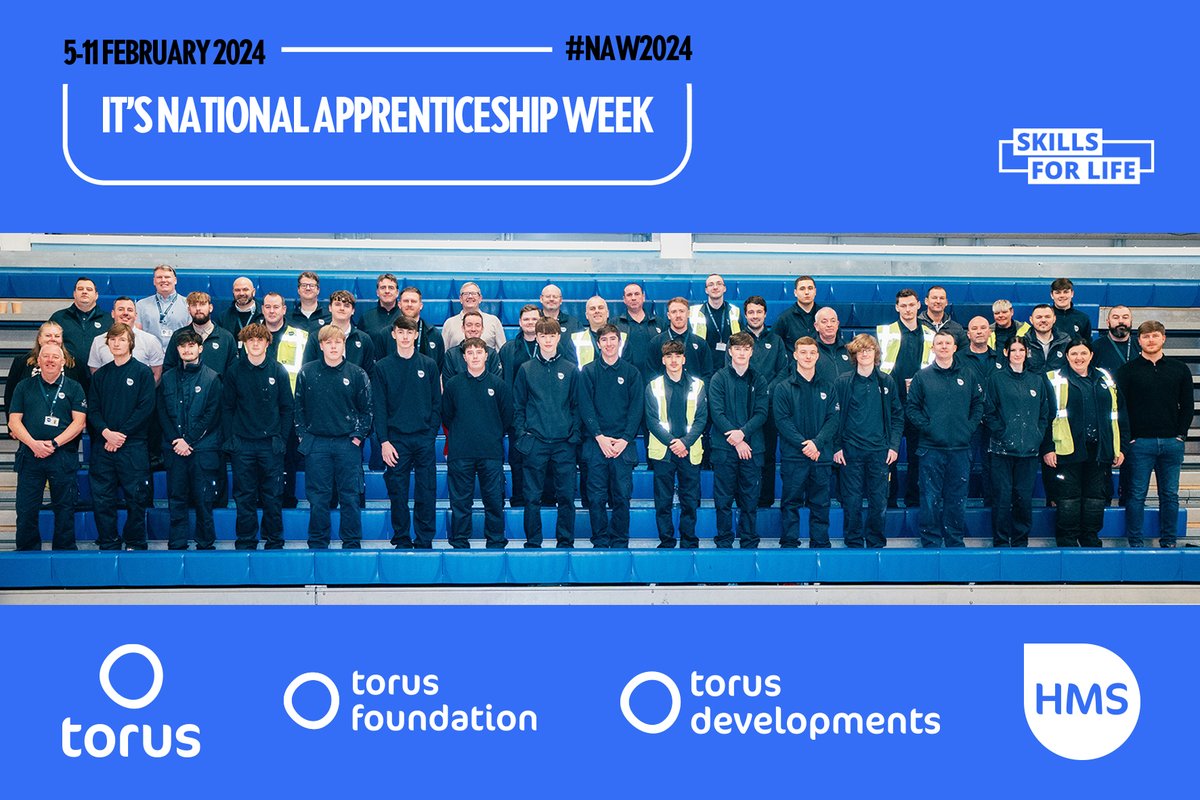 It’s National Apprenticeship Week! Apprenticeships are a great way to learn while you earn, making them perfect for starting out your career. Whether you’re 16 or 60, and live in a @wearetorus home, we can help you with your application: torusfoundation.org.uk/customer/emplo… #NAW2024