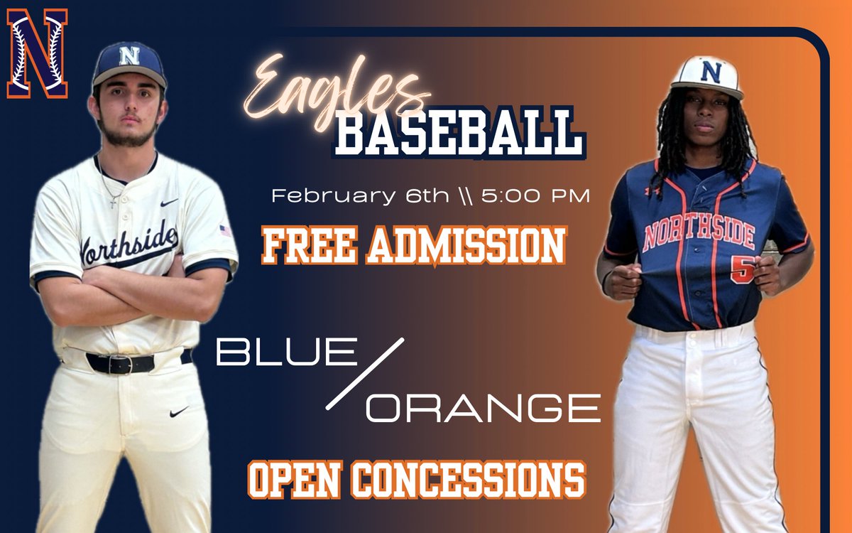 nhs_baseball1's tweet photo. Come out and support our Eagles TOMORROW NIGHT @ 5:00 pm. There will be free admission and concessions will be open !! #nhsbaseball ⚾️ https://t.co/DnJCb0E3FI