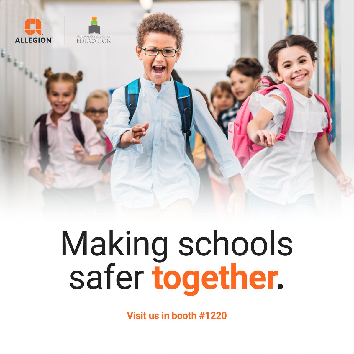 Join Allegion in booth 1220 at the National Conference on Education presented by @AASAHQ on February 15-17 in San Diego, CA.  Learn how we are making schools safer together through collaborative partnerships and best practice solutions. #SchoolSafety #SchoolSecurity #AASA2024