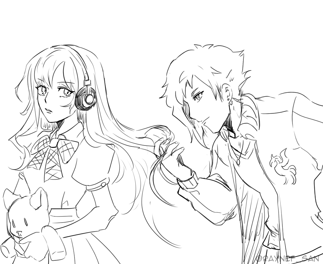 Raynef_san's tweet photo. Hazuki and Tsugumi ( Hazgumi ) is kinda funny 😭😂

#twewy
#ntwewy 
#neotwewy 
#すばせか https://t.co/OxlUkpU6E4