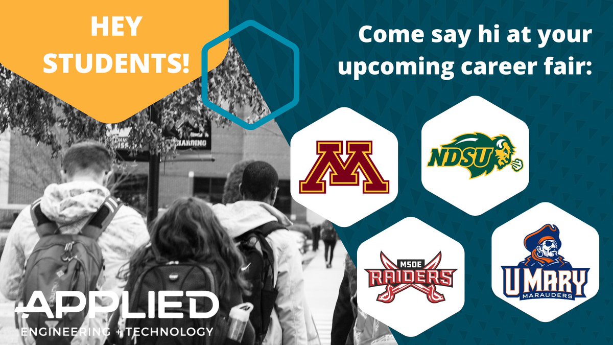 GoApplied's tweet image. 🚨ATTENTION STUDENTS!🚨
We are going on the road this month to attend various university career fairs. Come say hello and see what a future with Applied has to offer!

go-applied.com/2024/02/05/car…

#careers #engineering #employeeowned