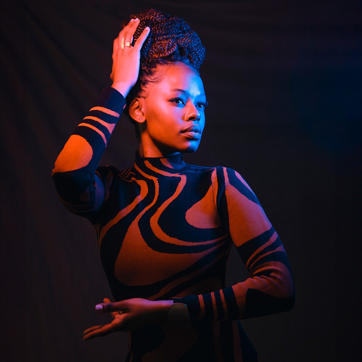 THIS WEEK: @GBH Music + @JazzBoston present a jazz odyssey with Boston-based South African vocalist @ledi_musiq Thursday night at 8pm! Join us in-person or virtually for 'a full-bodied sonic journey,' hosted by @CultureShowGBH's @JaredGBH. RSVP HERE → bit.ly/42soery