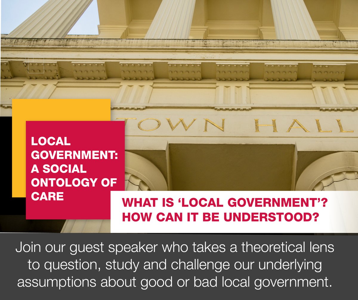 Please join us in welcoming JS (Kobus) Wessels for an interesting discussion good and bad local governments, and the assumptions people have about both. Tuesday, February 13, 12:00pm - 1:00pm University of Guelph Campus, MCKN 019 For more information: uoguel.ph/local-governme…