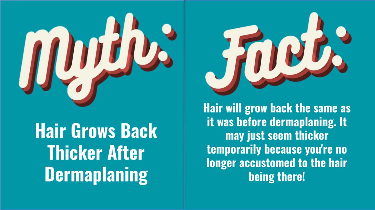 #hairremoval #hair #hairgrowth #dermaplaning #thickhair #hairregrowth #thickerhair #dermatology #skinmyths #dermmyths