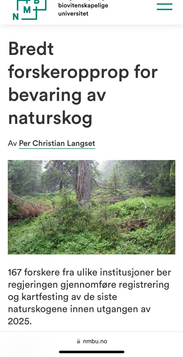 Krystallklar advarsel fra 166 fagfolk: 

«Mangelfull registrering fører til at mange områder hogges uten at det finnes tilstrekkelig kunnskap om naturverdiene»