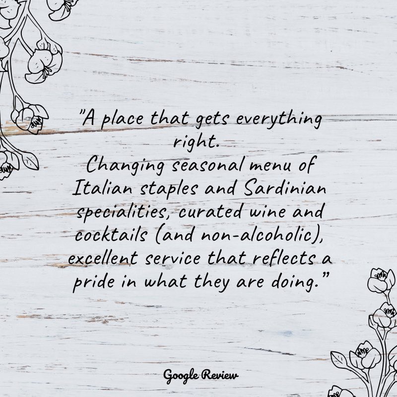 mora_restaurant's tweet photo. Thank you so much for taking the time to write this beautiful review, it’s so nice to see our work appreciated!
We hope to see you again soon!
#GoogleReview #5StarReview #amazingreview #loveyourjob #londonrestaurants #eatlocal #eatitalian #lovelocal #leytonstonefood https://t.co/OTdRlDMC28