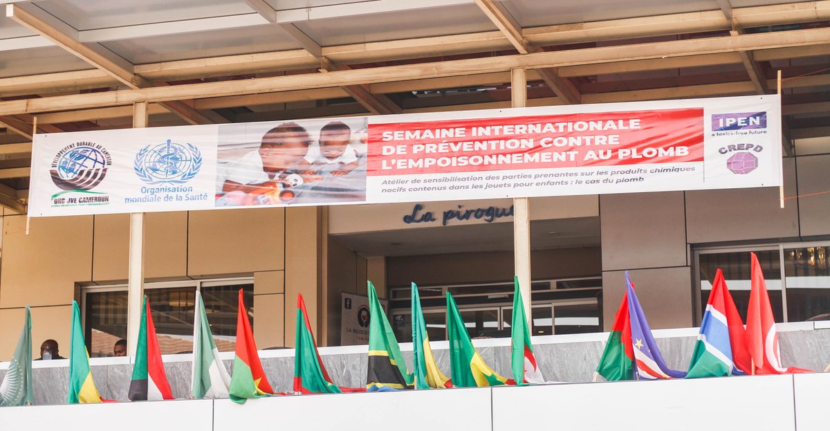 International Lead Poisoning Prevention Week #ILPPW2023 is held every year during the 3rd week of October. In 2023, the week ran from October 22 to 29. a few weeks later, <a href="/jvecmr/">JVE Cameroun</a>  is continuing its awareness #campaign . 
<a href="/Jve_Senegal/">JVE SENEGAL 🇸🇳</a> <a href="/JVE_Int/">JVE International</a> <a href="/NigerJve/">JVE NIGER</a> <a href="/WHO/">World Health Organization (WHO)</a>  <a href="/IPEN_AF/">IPEN Afrique Francophone</a> <a href="/ToxicsFree/">IPEN: toxics-free</a>