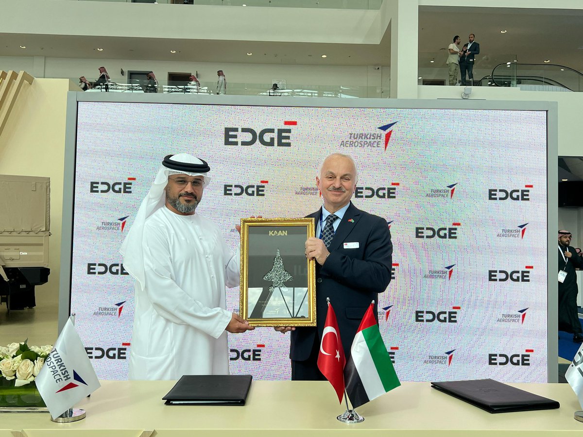On the second day of the World Defense Show held in Riyadh, we signed a Memorandum of Understanding with EDGE Group, based in the United Arab Emirates, within the scope of developing cooperation and carrying out joint activities. We hope it will be beneficial for both countries.