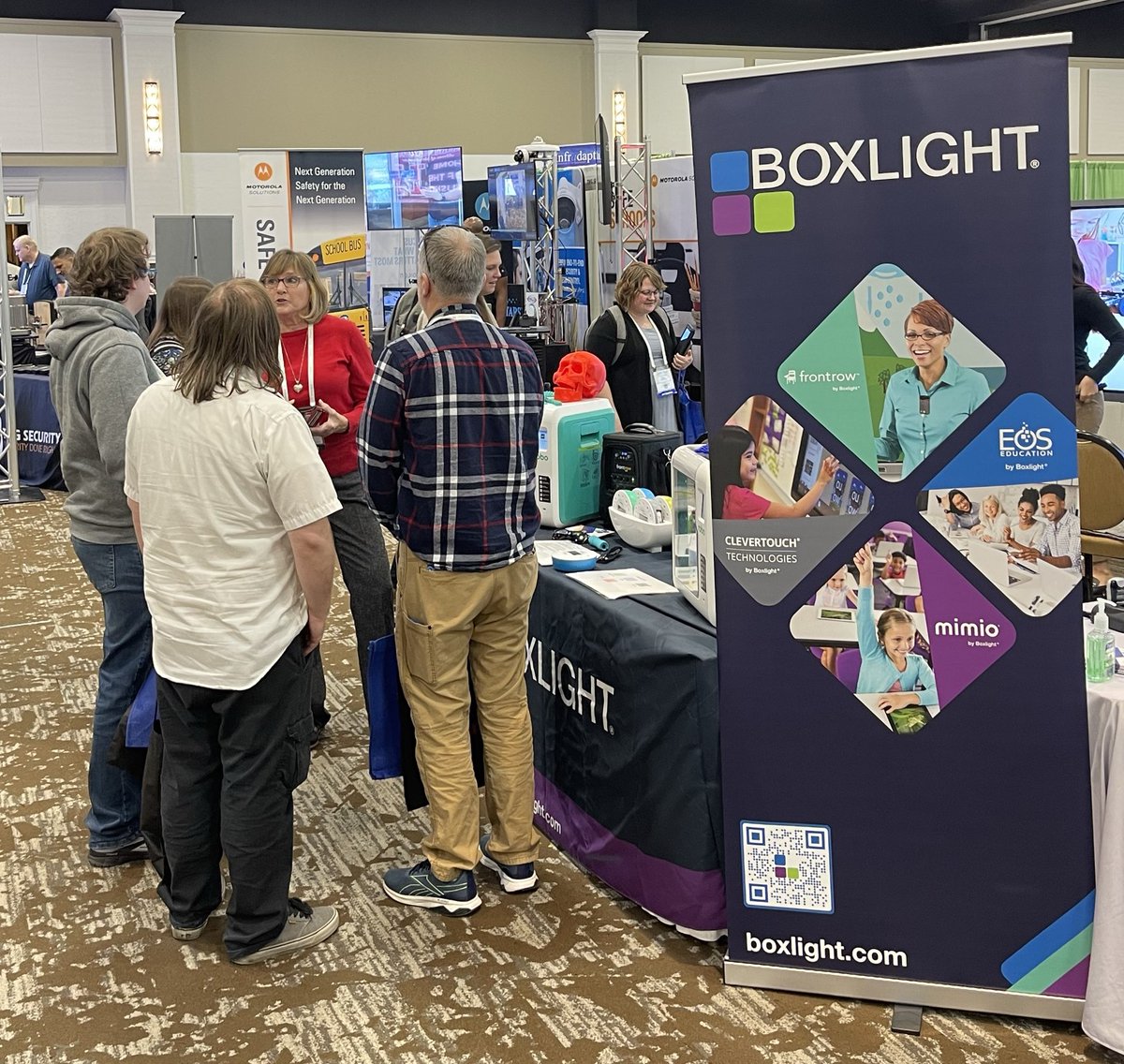 boxlightinc's tweet photo. #TeamBoxlight is @peteandc demonstrating how our award-winning #edtech solutions can innovate any learning space. Come by and chat with us! Booth 405
https://t.co/XLUhjLqhbZ

#PeteandC #interactivelearning #STEMeducation #campusaudio #classroomaudio @gofrontrow @mimioSTEM https://t.co/CrZbzKwIWK