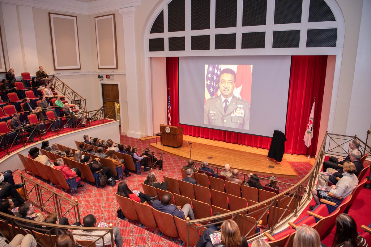 NDU kicked off Black History Month with a print dedication ceremony to honor NWC’s first African American graduate, Major General Oliver W. Dillard Sr. We want to thank all who attended this historic event.