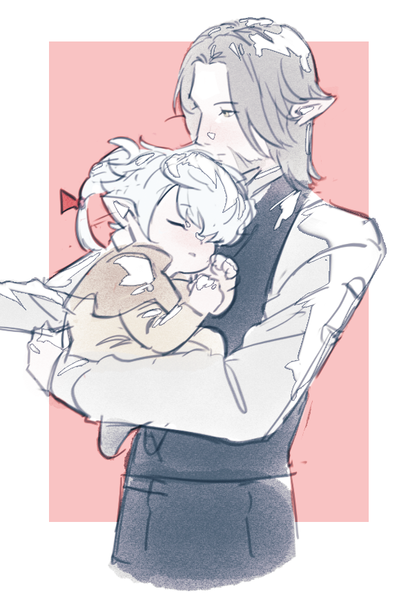 FF14「best big brosssssssss#FFXIV #FF14 」|aaryn 亜琳 EMERGENCY COMM OPENのイラスト