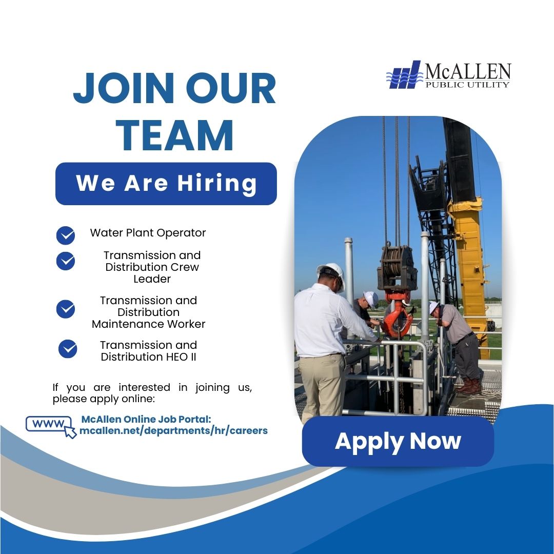 Looking for a new job opportunity? We are hiring. Please visit the McAllen Online Job Portal to learn more about job opportunities here at MPU!