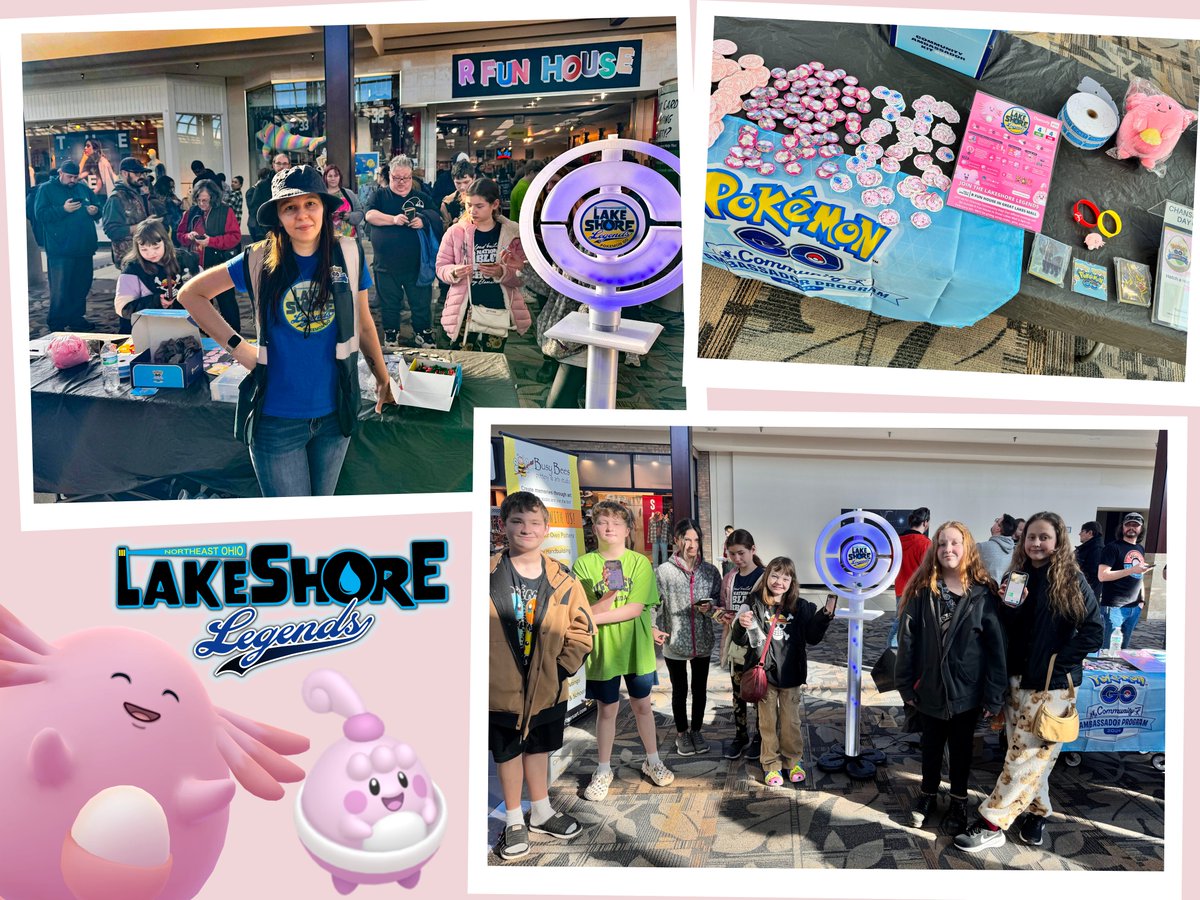 What an amazing turnout for Chansey #PokemonGOCommunityDay ! 🥚We loved seeing kids get egg-cited about hatching a shiny happiny! Can't wait to see what the next season brings!

 #PokemonGO #Ambassador