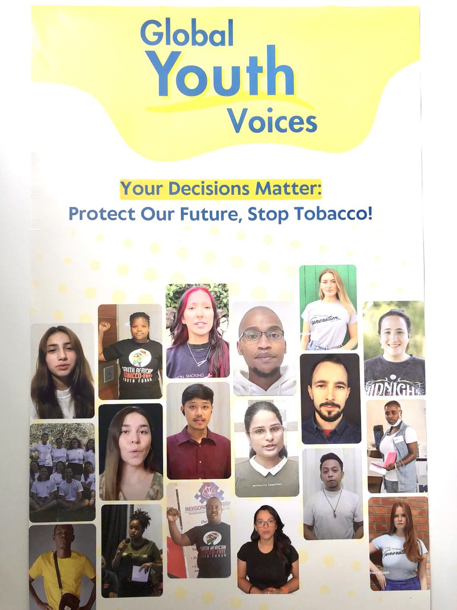 “Your Decision Matters: Protect Our Future, Stop Tobacco!”

Amplifying global youth voices at the Conference of Parties (COP) 10 in Panama, urging for the safeguarding of the youth against the harms of tobacco. [Poster]

📷@creared_ 

#Y4TC 
#COP10
#ProtectOurFuture
#StopTobacco
